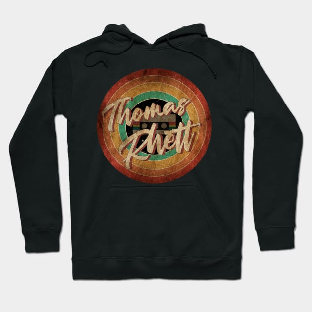 Thomas Rhett Vintage Circle Art Hoodie by antongg